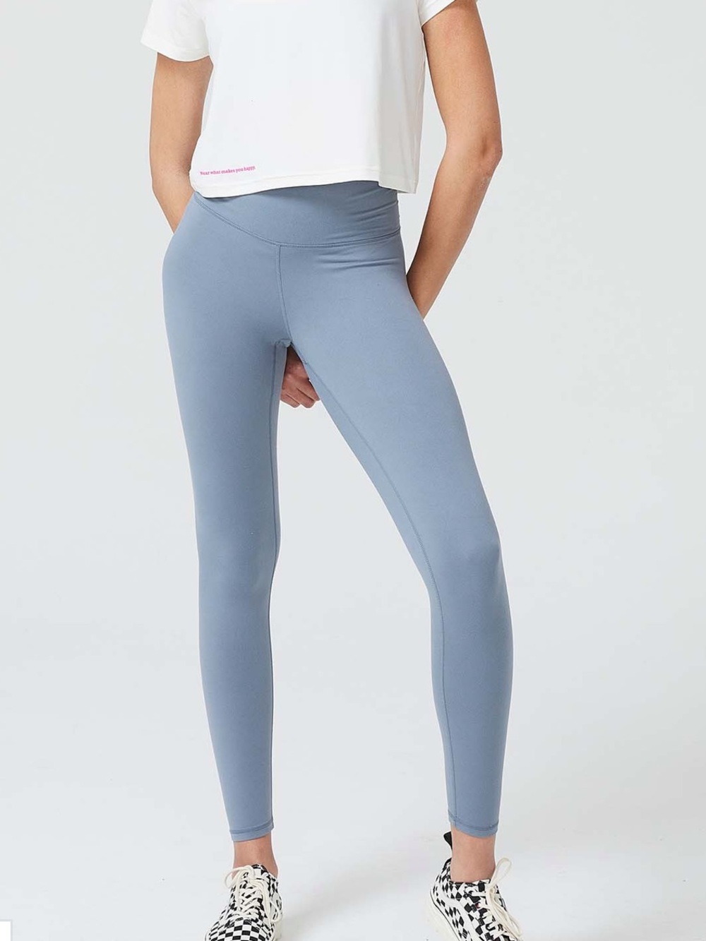 Terez TLC Leggings in Dove Gray